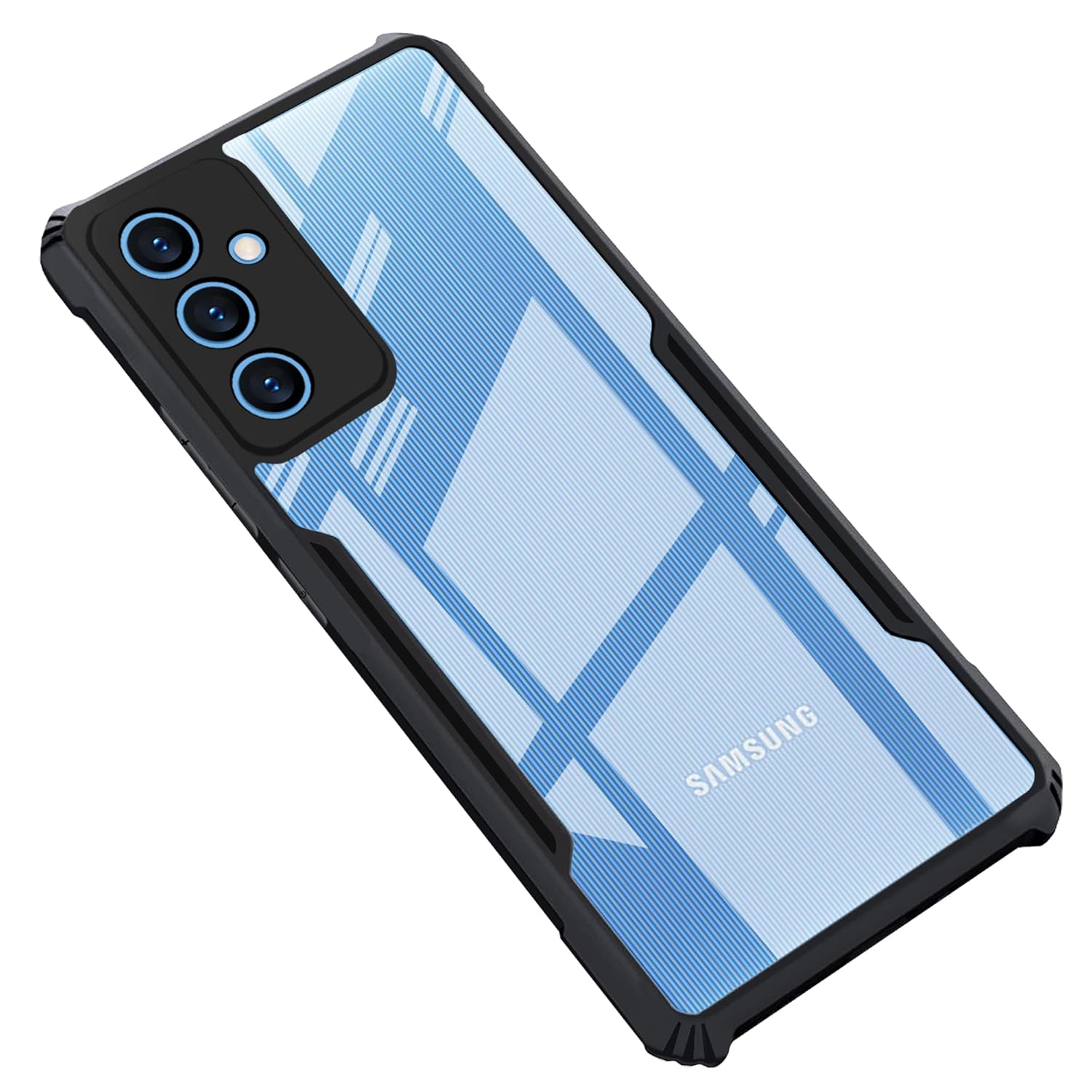 Samsung M52 5G Back Cover (Silicone Border)