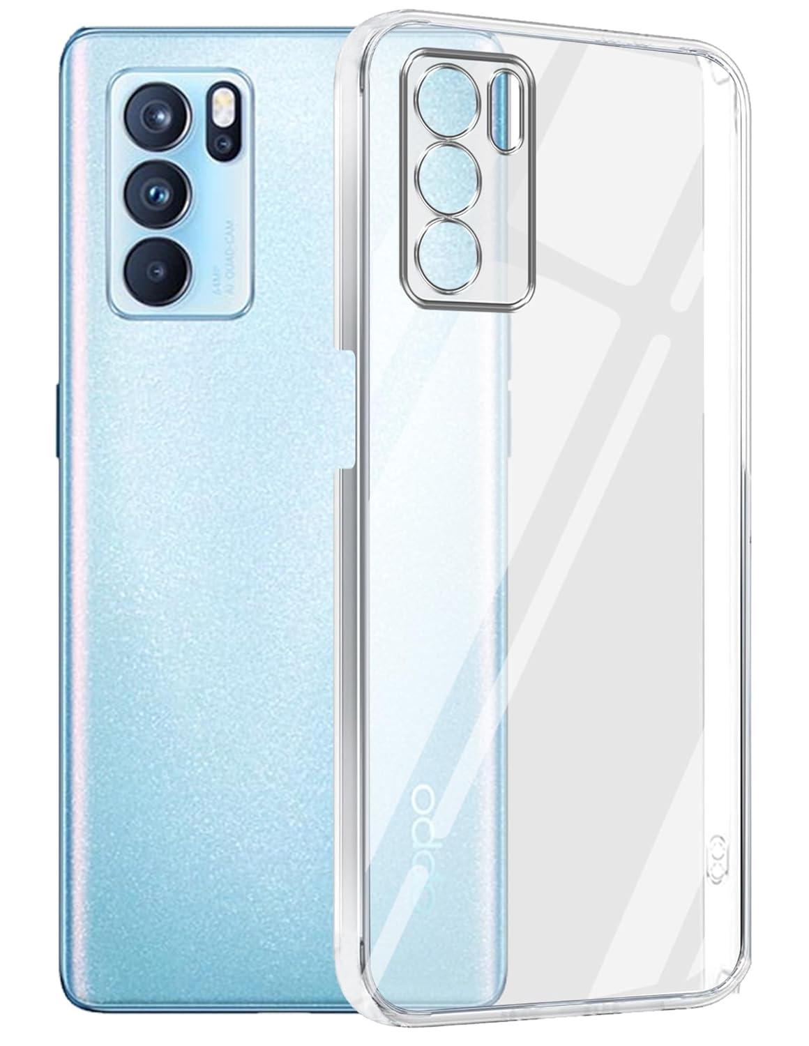 Reno 6 Pro 5G (Lifetime Anti-Yellow Clear Back Cover)
