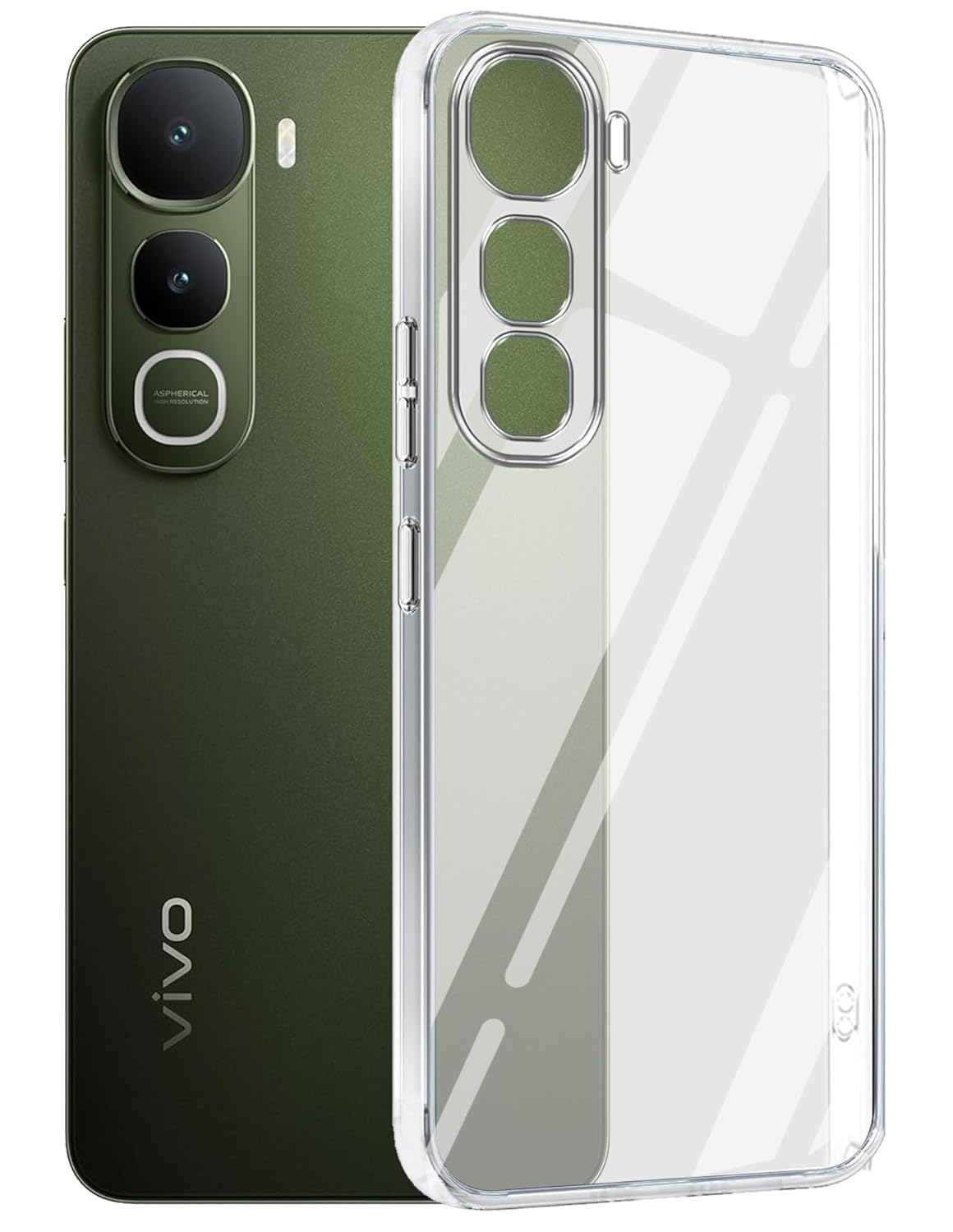 Vivo Y400 5G ( Lifetime Anti-Yellow Clear Back Cover)