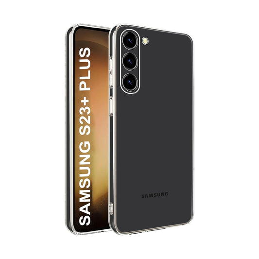 Samsung S23 Plus Back Cover (Transparent)