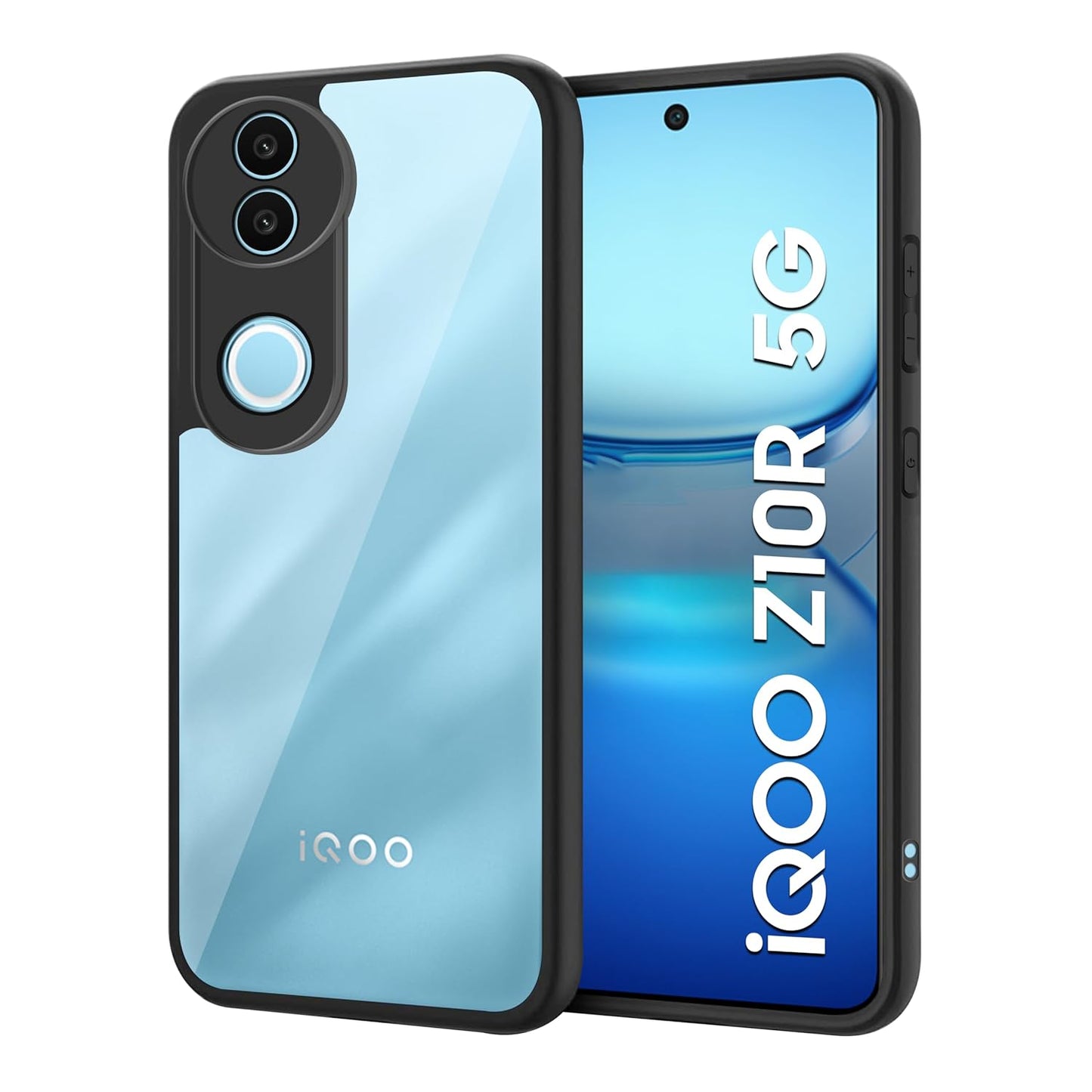 iQOO Z10R (5G) Back Cover (Black Bumper)