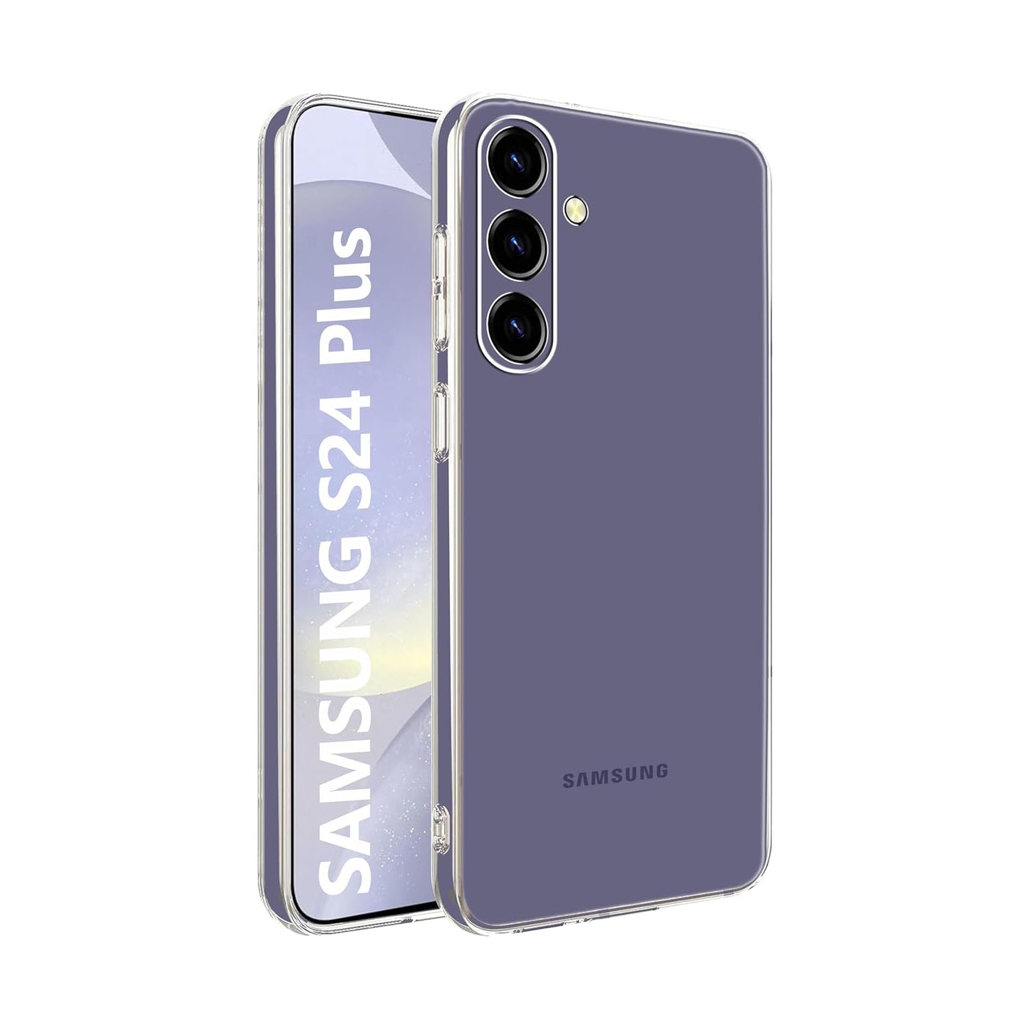 Samsung S24 Plus Back Cover (Transparent)