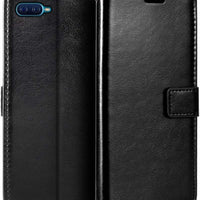 Leather Wallet Cover for Oppo K1
