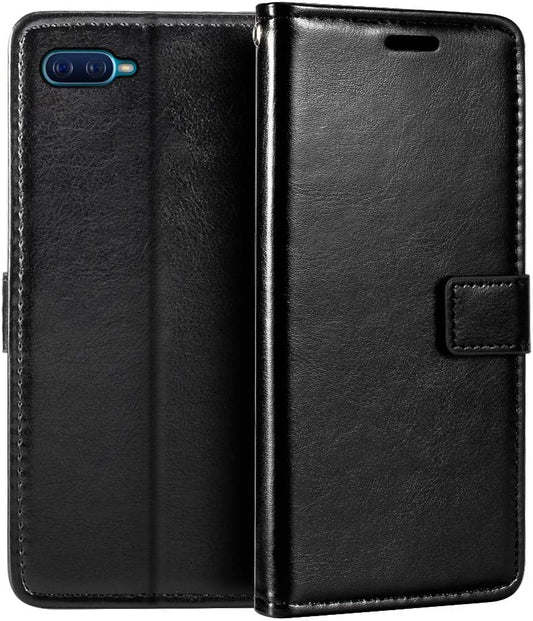 Leather Wallet Cover for Oppo K1