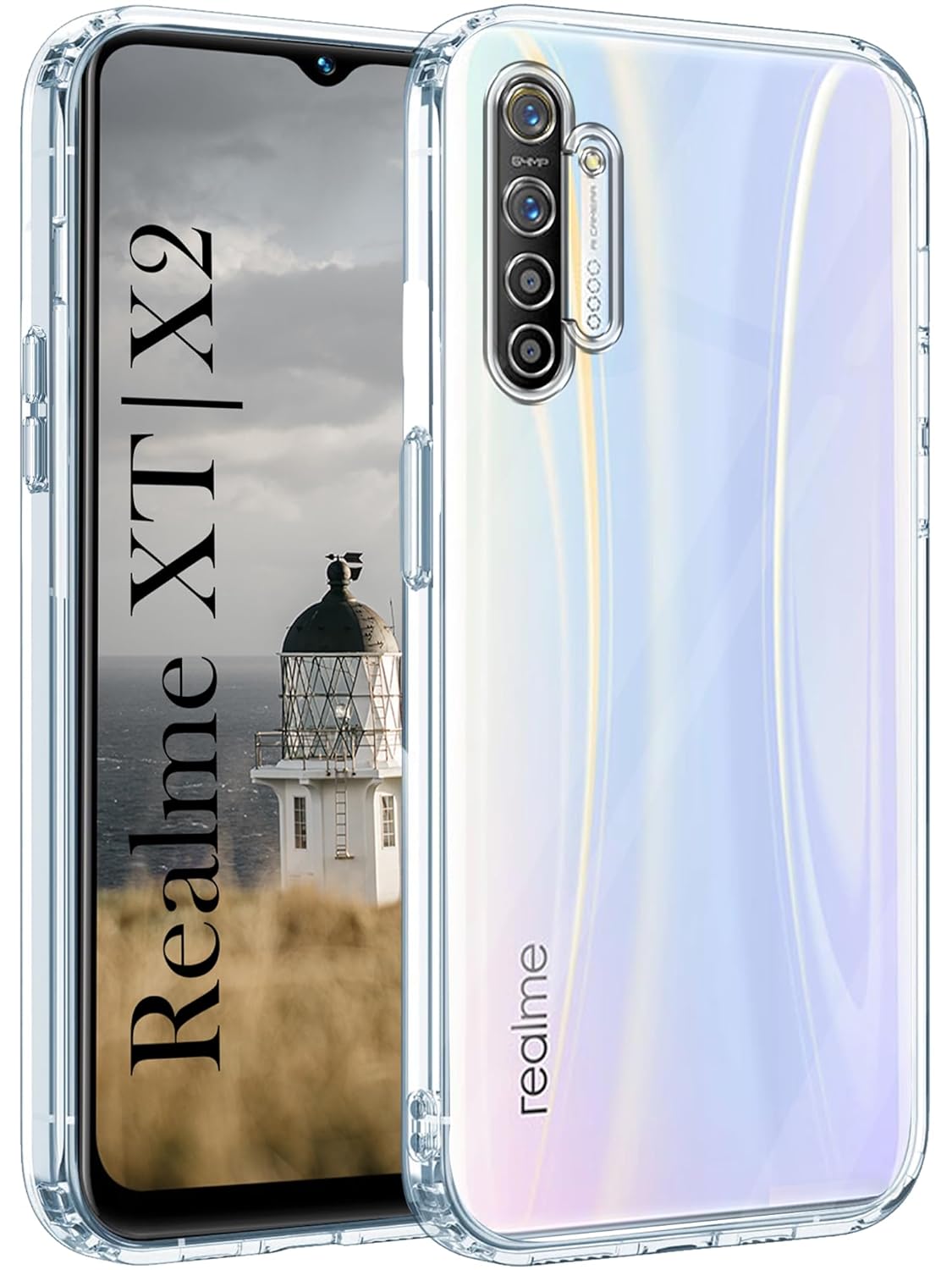 Realme XT/X2 (Lifetime Anti-Yellow Clear Back Cover)