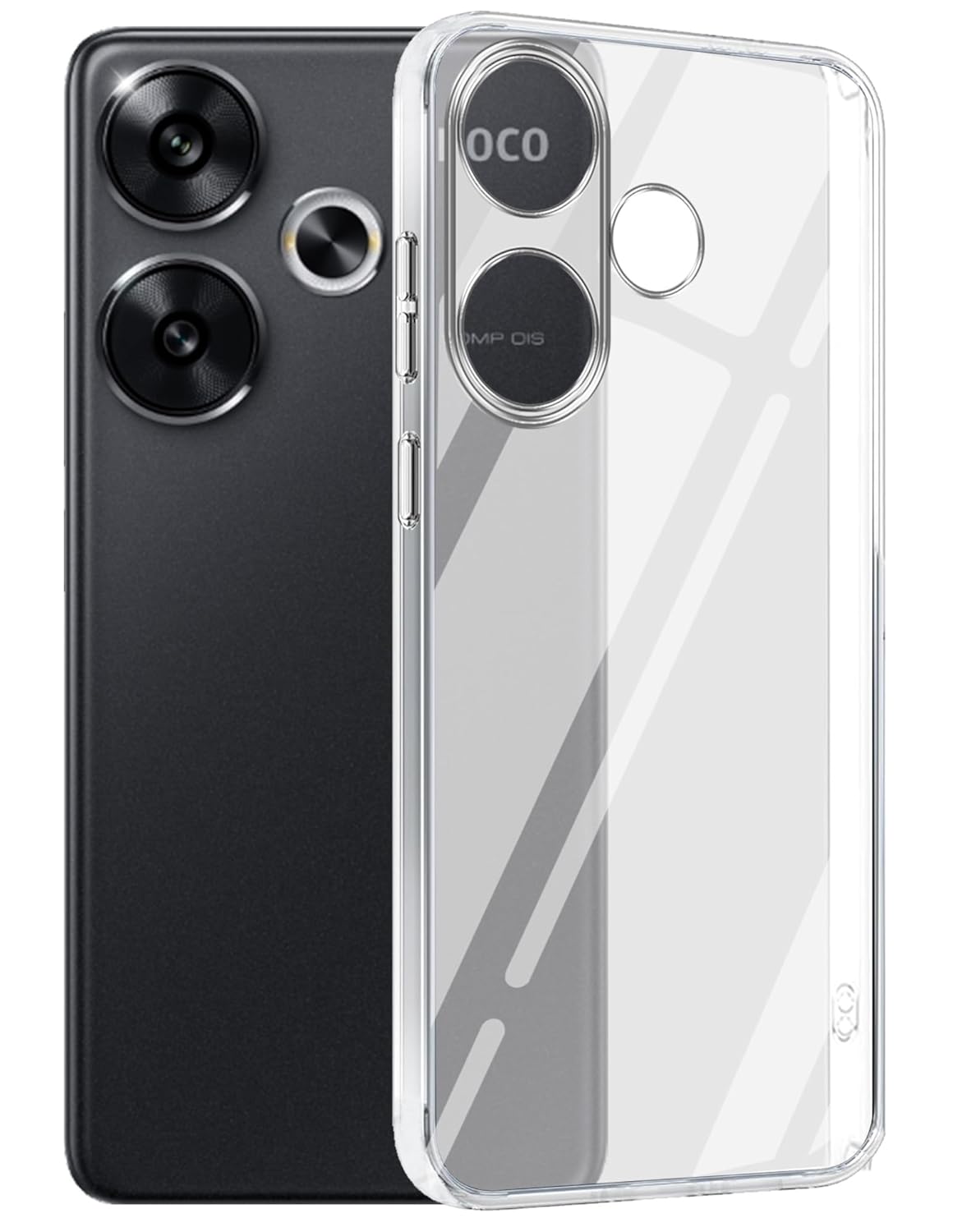 Poco F6 5G ( Lifetime Anti-Yellow Clear Back Cover)
