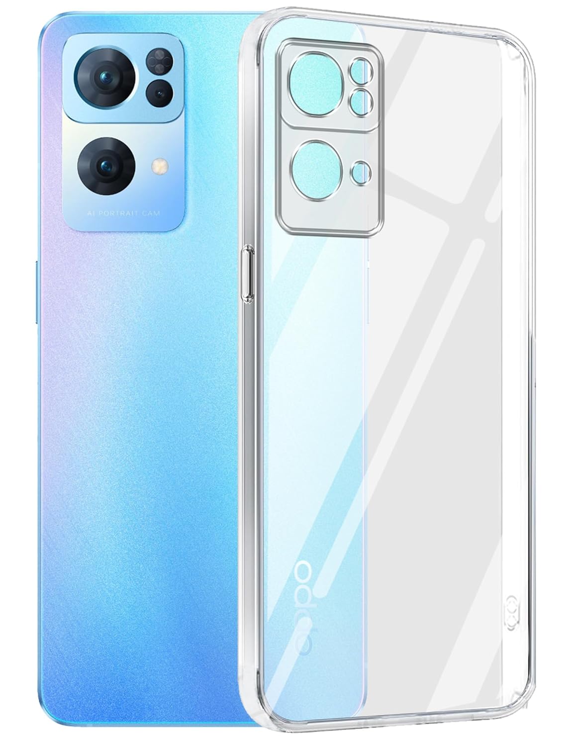 Oppo Reno7 Pro 5G (Lifetime Anti-Yellow Clear Back Cover)