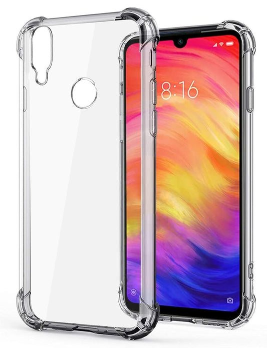 Redmi Note 7/ Note 7pro/ Note 7S (Lifetime Anti-Yellow Clear Back Cover)