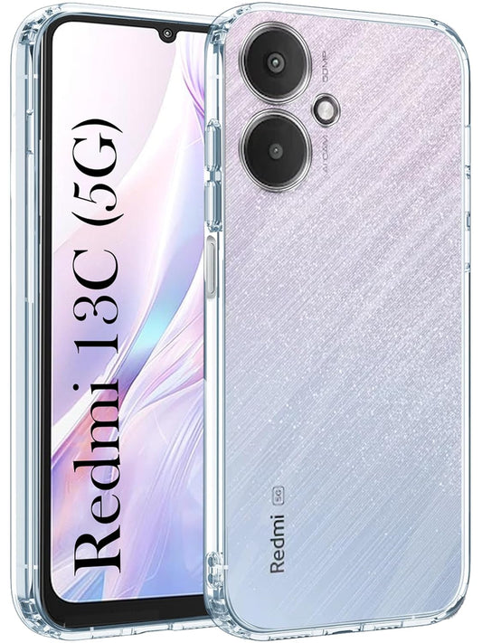 Redmi 13C 5G Back Cover (Transparent)
