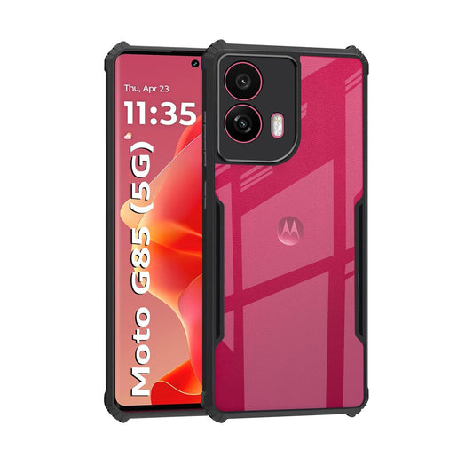 Moto Edge G84 5G Back Cover (Black Bumper) (Copy)