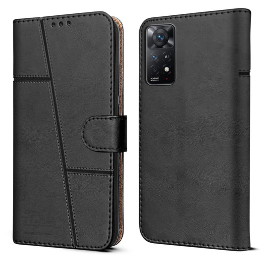 Redmi Note 11 Pro/ 11 Pro+ 5G Flip Case Cover ( Black )