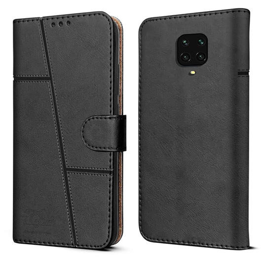 Redmi Note 9 Pro/ 9 Pro Max Flip Case Cover ( Black )