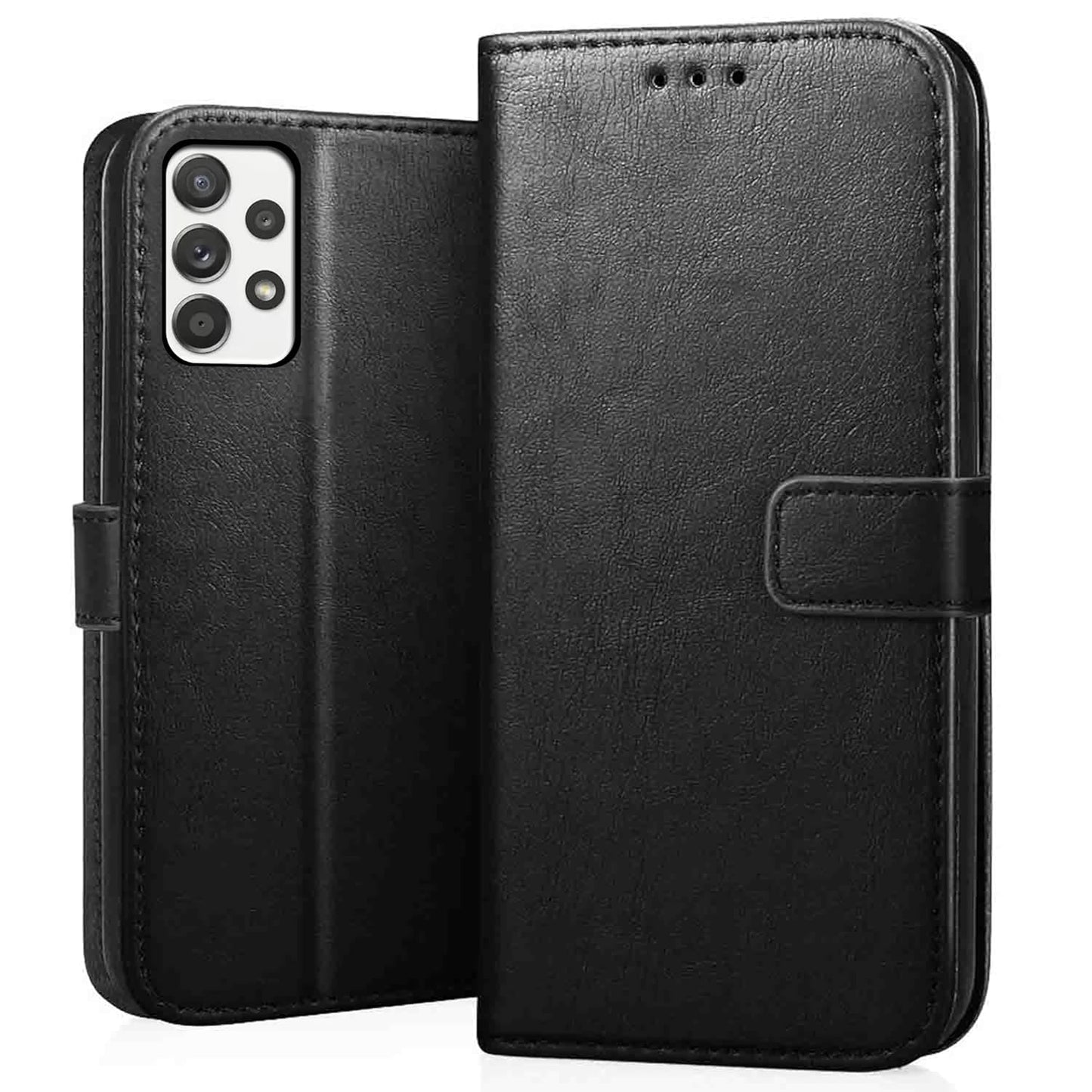 Samsung A52/A52s 5G Flip Case Cover ( Black )