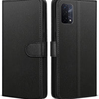 Leather Wallet Cover for Oppo A74 5G