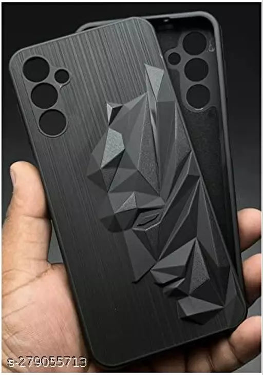 Superhero Engraved logo silicon Cover for Samsung A14 5G