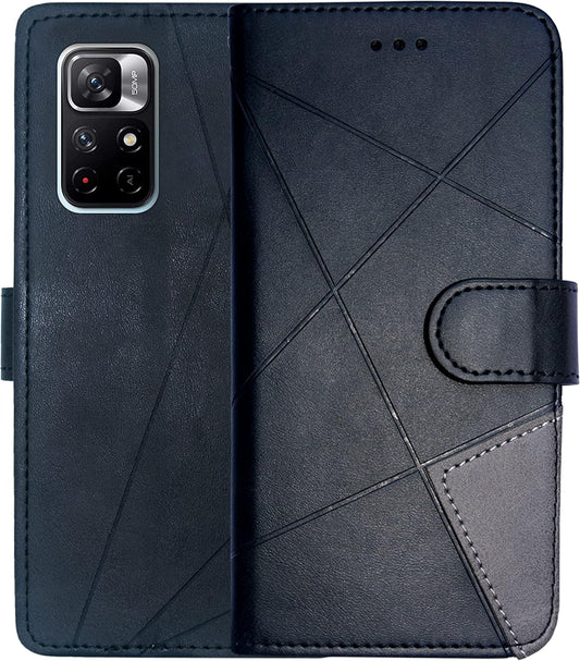 Redmi Note 11T (5G) Flip Case Cover ( Black )