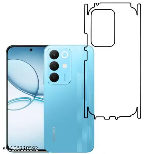 Realme Narzo 90x 5G Back Screen Guard For Matte Finish, Smooth Touch, Unbreakable Membrane