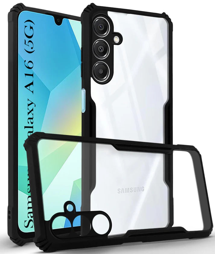 Samsung A16 5G  Back Cover (Silicone Border)