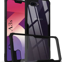 Oppo A3S Back Cover (Silicone Border)