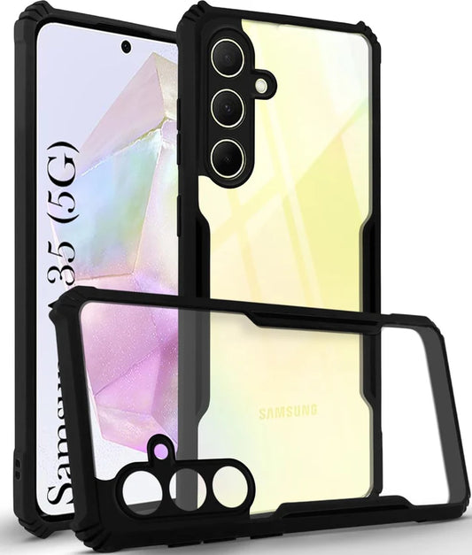 Samsung A35 5G  Back Cover (Silicone Border)