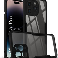 Apple iphone 15 Pro Back Cover (Silicone Border)