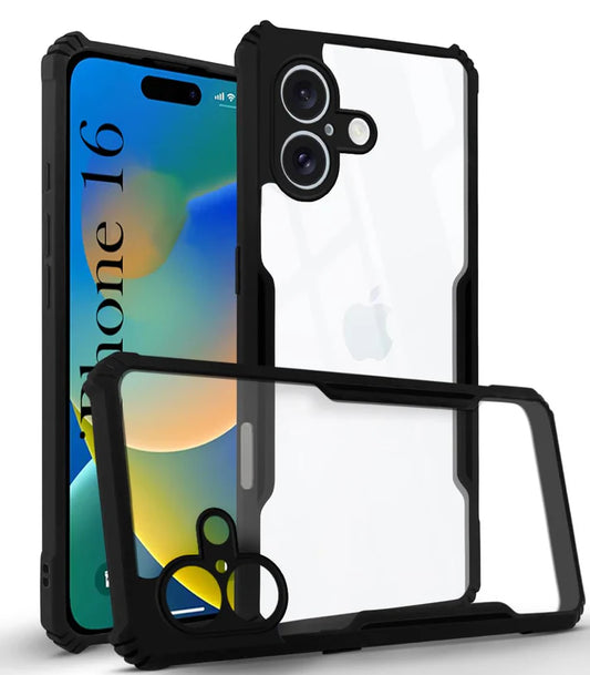 Apple iphone 16 Back Cover (Silicone Border)