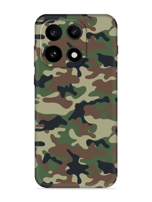 Army Military Camouflage Dark Green Embossed Back cover