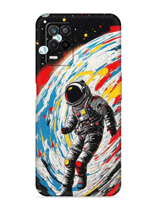 Astronaut Art Embossed Realme 9 5G Back cover