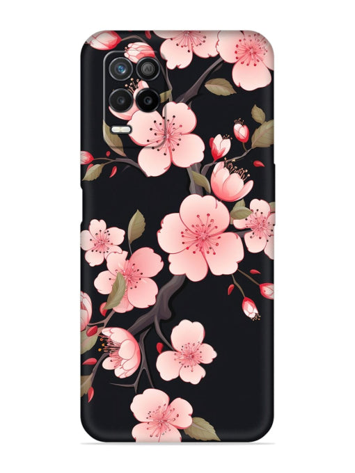 Cherry Blossom Embossed Realme 9 5G Back cover