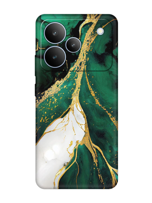 Blue Marble Art Embossed Realme P4 Back cover