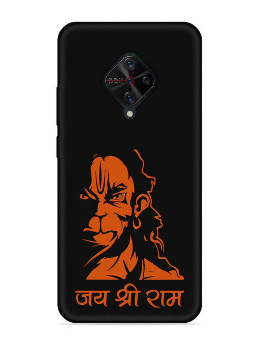 Angry Hanuman Embossed Vivo S1 Pro Back cover