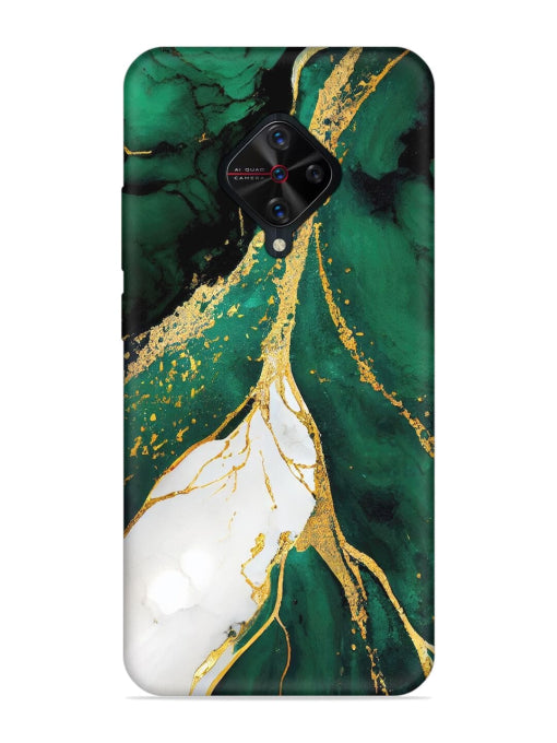 Blue Marble Art Embossed Vivo S1 Pro Back cover