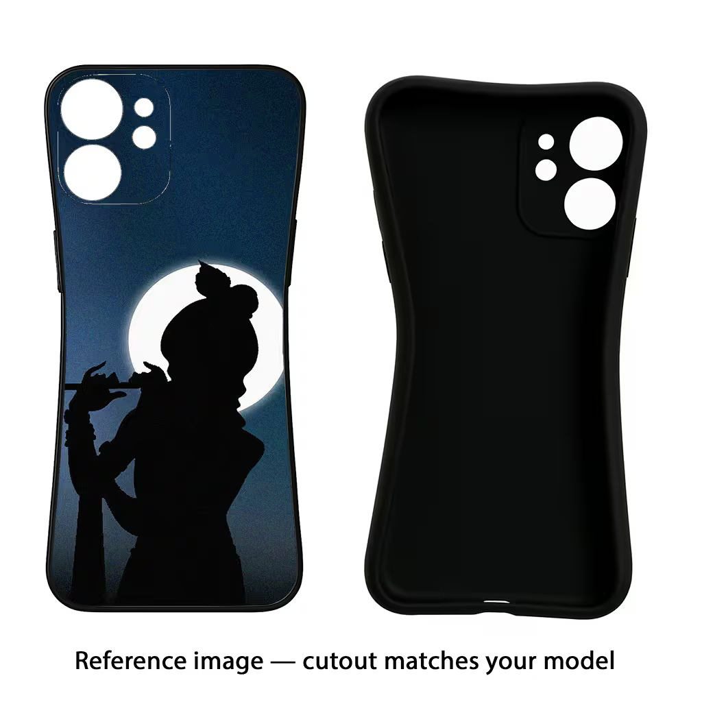 Shri Krishna Silhouette Back Cover