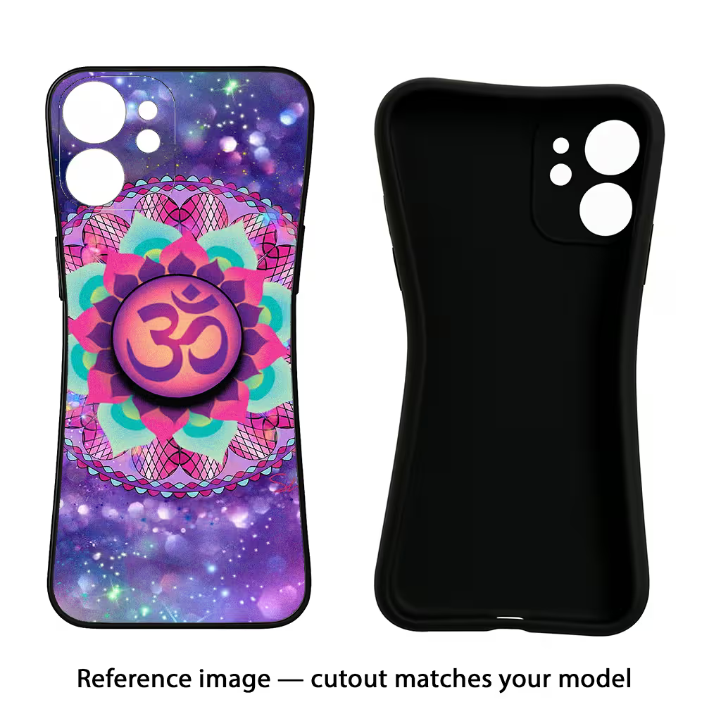 Om Purple Back Cover
