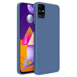 Samsung Galaxy M31s Back Cover (Silicone + Inner Side Cloth) soft