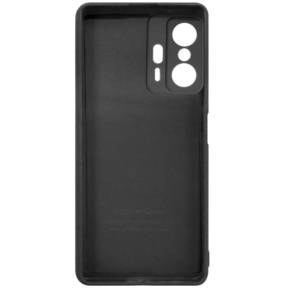 Mi 11T Pro 5G Back Cover (Silicone + Inner Side Cloth) soft