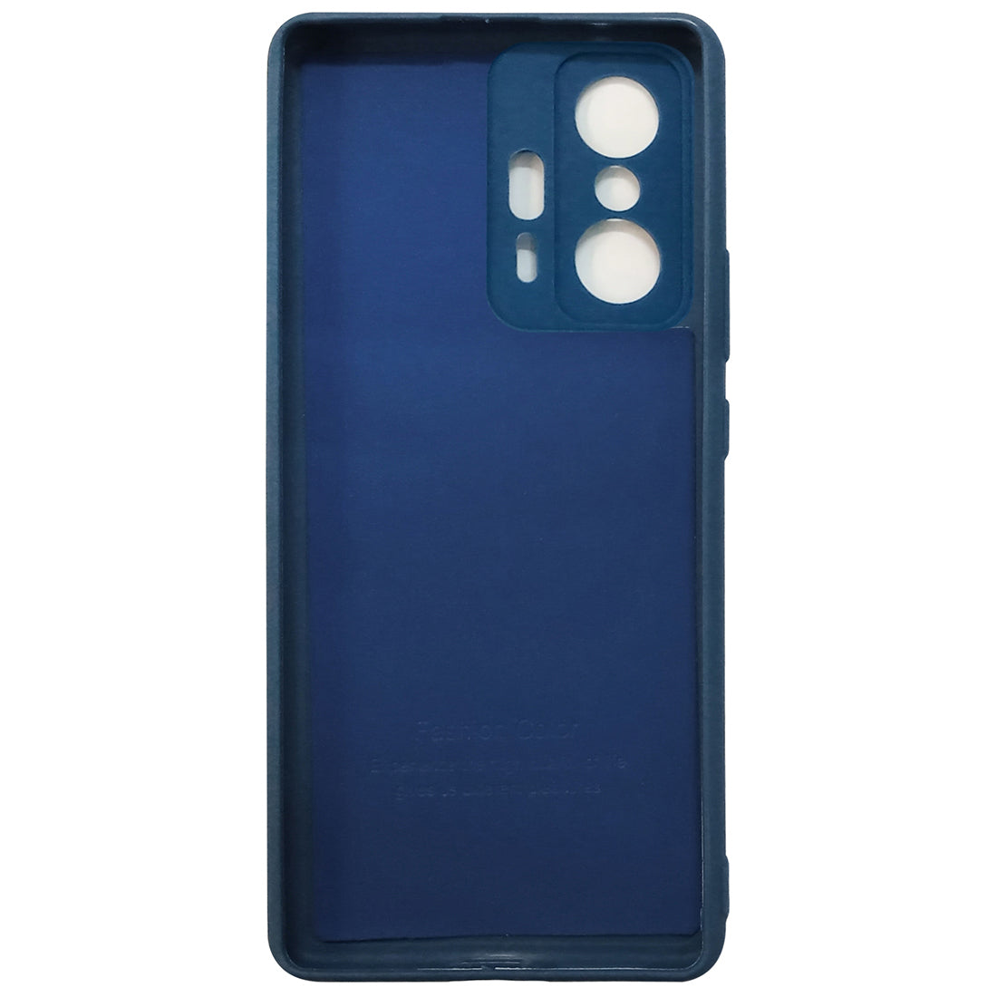 Mi 11T Pro 5G Back Cover (Silicone + Inner Side Cloth) soft