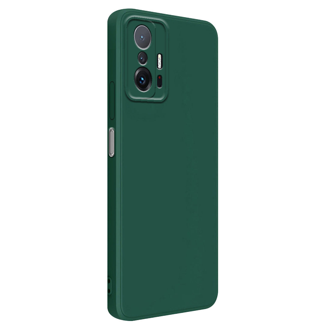 Mi 11T Pro 5G Back Cover (Silicone + Inner Side Cloth) soft