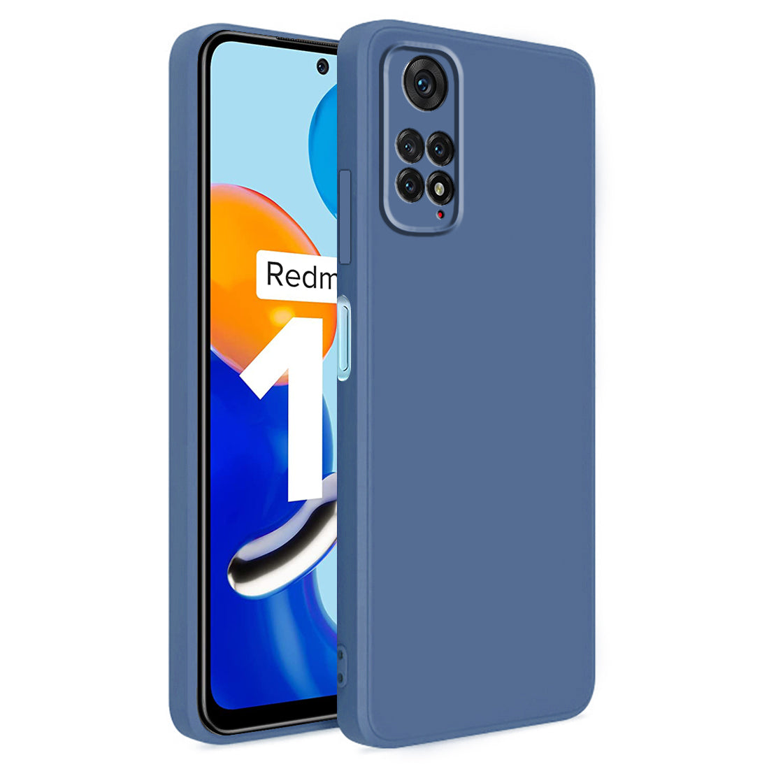 Mi Redmi Note 11 / Mi Redmi Note 11S / Poco M4 Pro 4G Back Cover (Silicone + Inner Side Cloth) soft