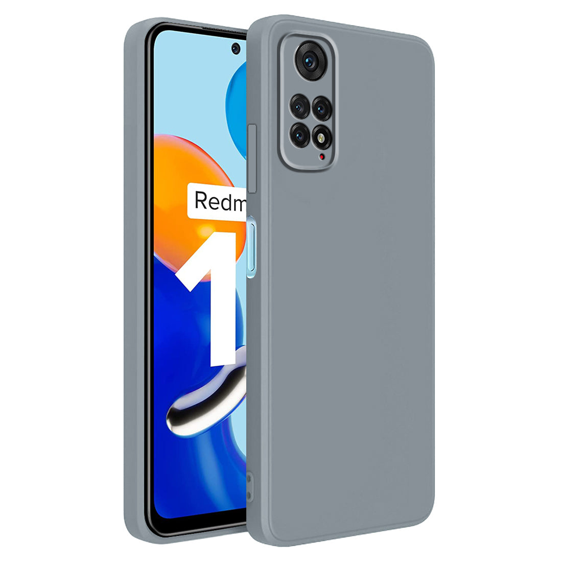 Mi Redmi Note 11 / Mi Redmi Note 11S / Poco M4 Pro 4G Back Cover (Silicone + Inner Side Cloth) soft