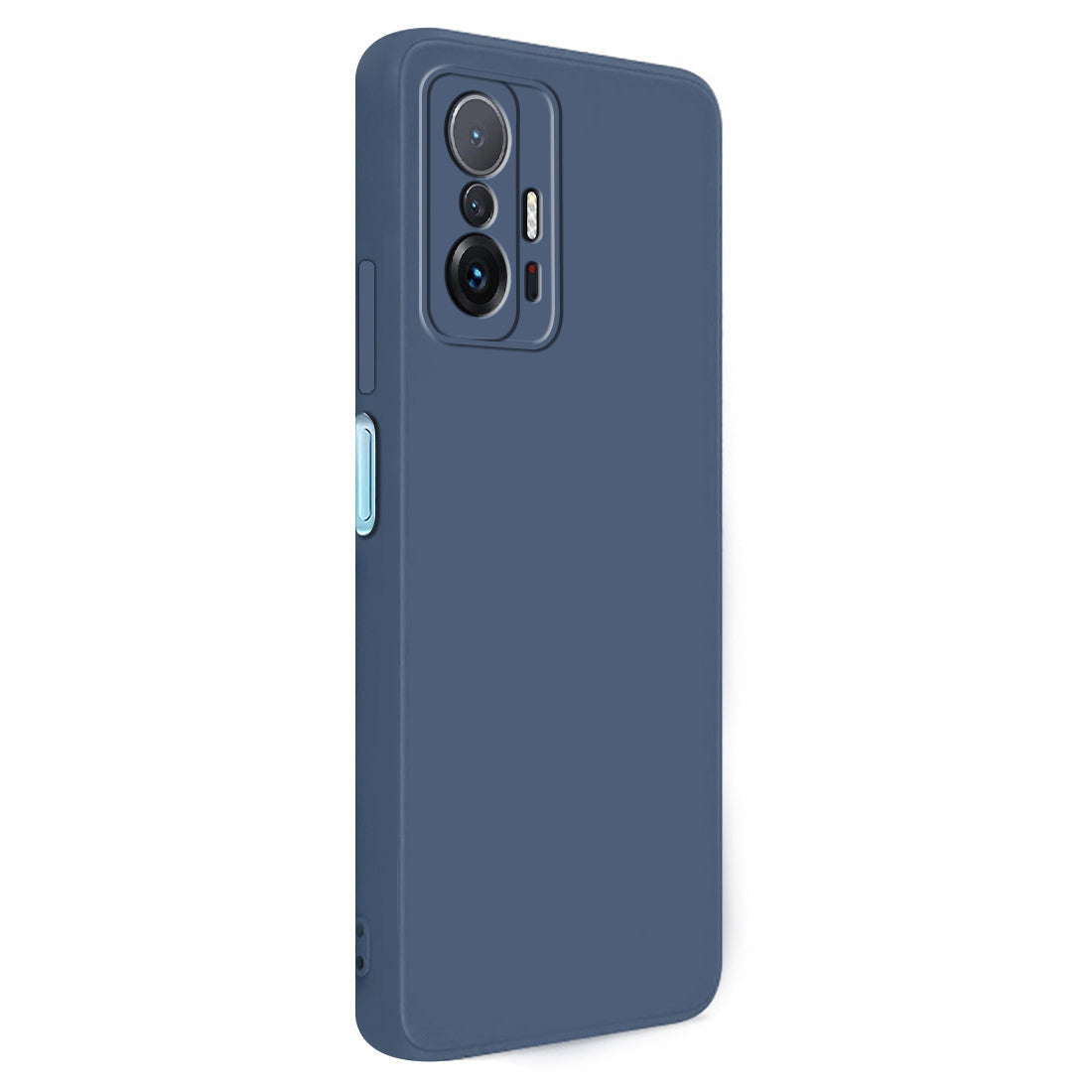 Mi 11T Pro 5G Back Cover (Silicone + Inner Side Cloth) soft