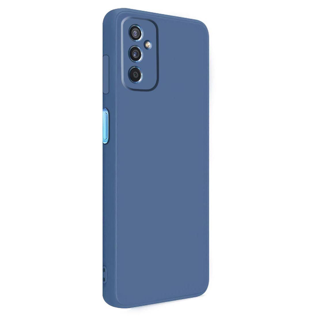 Samsung Galaxy M52 5G Back Cover (Silicone + Inner Side Cloth) soft