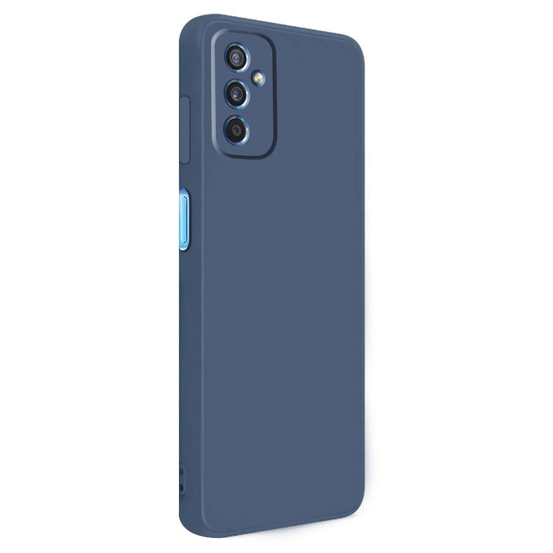 Samsung Galaxy M52 5G Back Cover (Silicone + Inner Side Cloth) soft