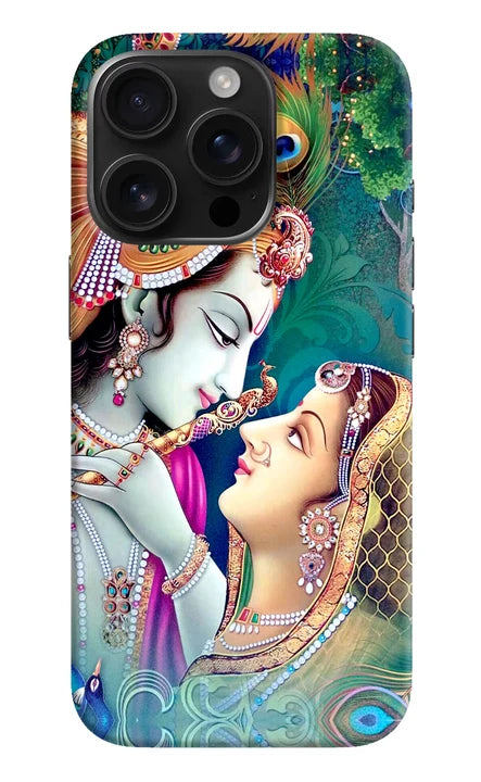Lord Radha Krishna iPhone 16 Pro Max Back Cover