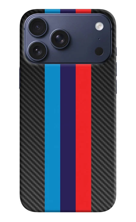 BMW Stripes Pattern iPhone 17 Pro Max Back Cover