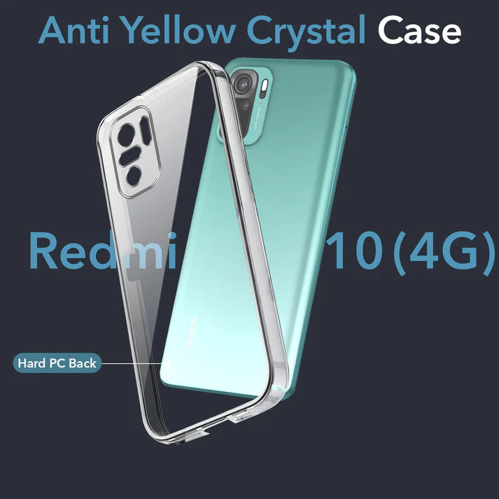 Redmi Note 10/ 10S (Lifetime Anti-Yellow Clear Back Cover)