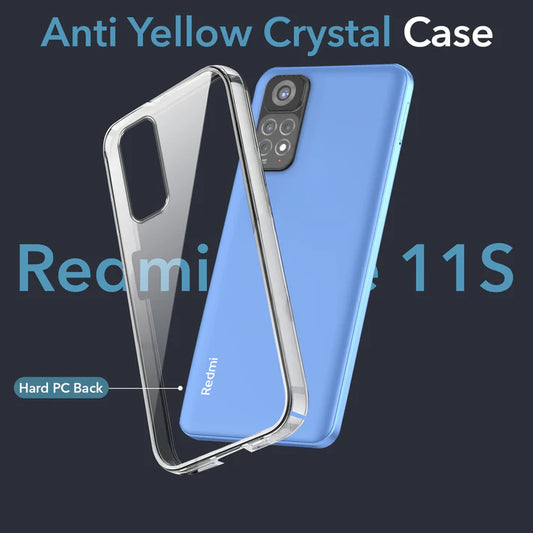Redmi Note 11/ 11S (Lifetime Anti-Yellow Clear Back Cover)