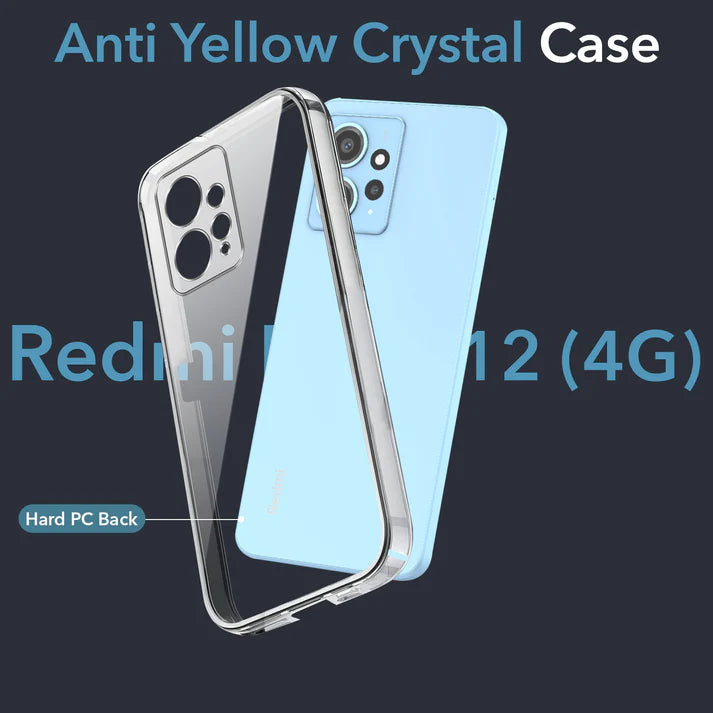 Redmi Note 12 (4G) (Lifetime Anti-Yellow Clear Back Cover)