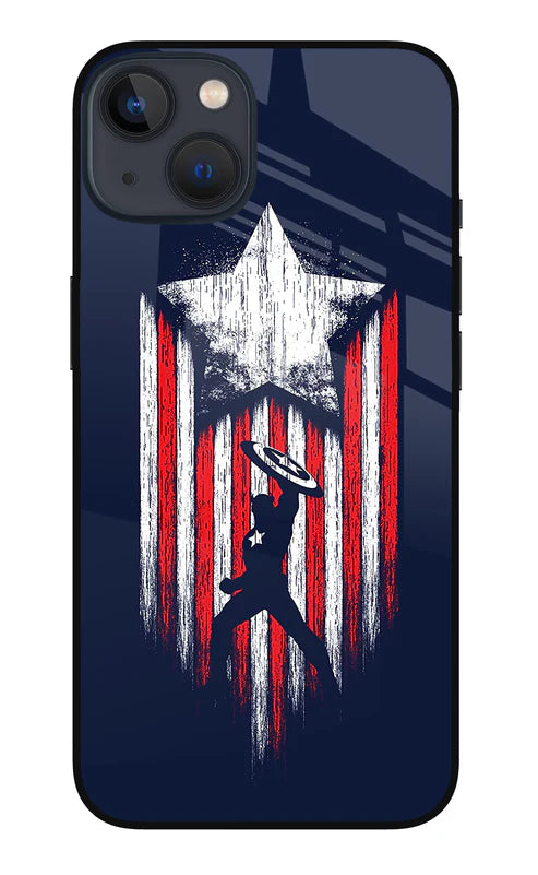 Captain America Marvel Art Back Cover