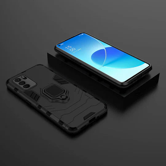 Hybrid Rugged Armor Kickstand Case for Oppo Reno6 5G